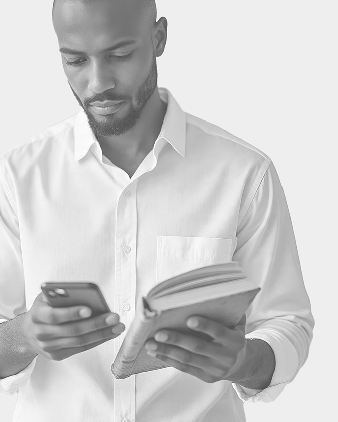 Man reading